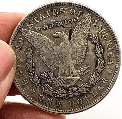 Challenge Coin American Silver Dollar 1878 Hobo Skull Morgan Copper Srebrna kopiraj poklon za njega kolekcija
