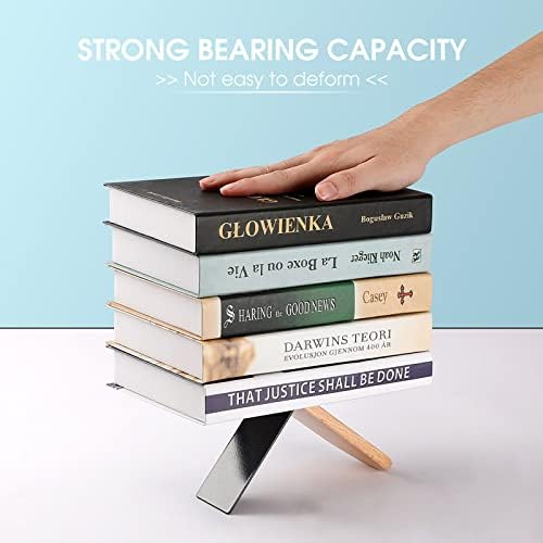 Rainbow Rhino Wood Book završava dekorativne držače knjiga za police teški stalak za knjige sa štampanim