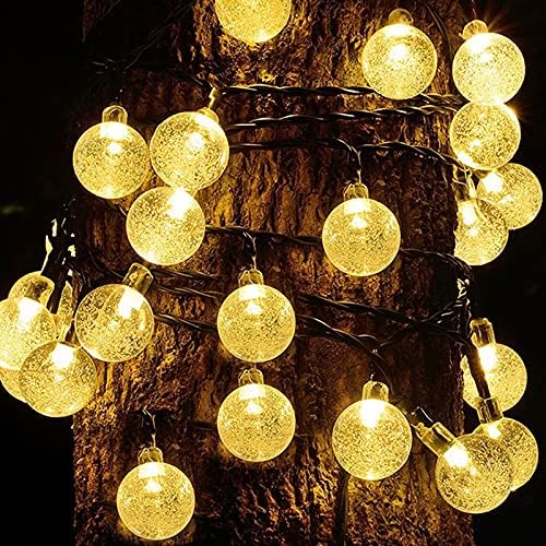 SDGH 20/50 LED-ovi Crystal Ball vanjski svjetiljki String svjetla Fairy Holiday Božićna zabava Garland Vrt