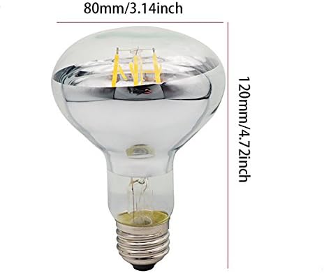 Bulbright 1pack LED filamentna sijalica R63/BR20, reflektorska sijalica od reflektora 6w LED sijalica, E26