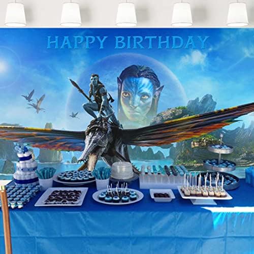 Avatar The Way of water backdrops Happy Birthday Party Dekoracije okeansko Ostrvo filmska tema pozadina