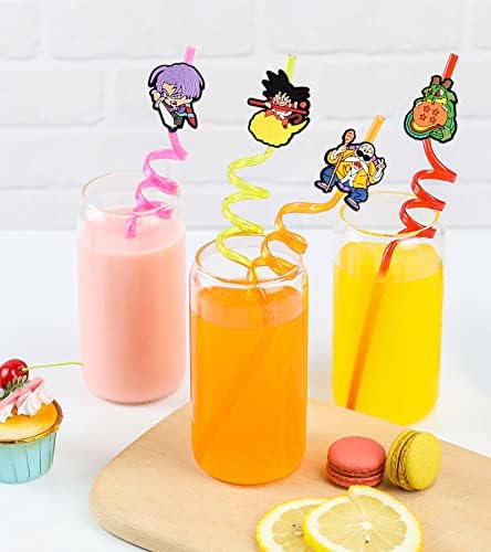 25kom Anime Party favorizira slamke za višekratnu upotrebu, 8 dizajna Anime tematskih potrepština za rođendanske
