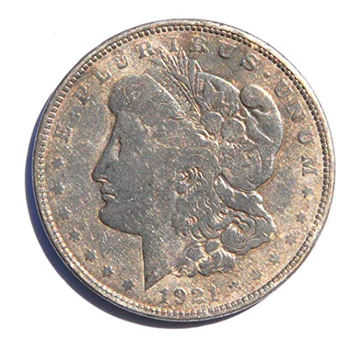 1921. Sjedinjene Američke Države Morgan 90% srebrni dolar $ 1 fini detalji