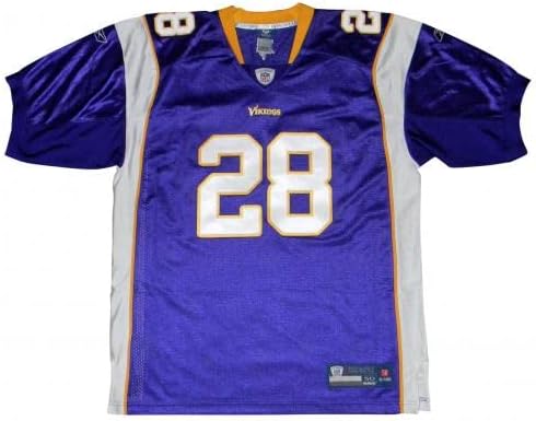 Adrian Peterson potpisao je Minnesota Vikings 28 Autentični reebok dres fanatika - autogramirani NFL dresovi