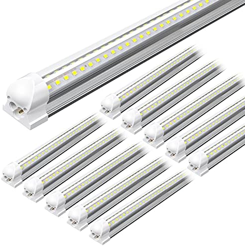 ONLYLUX 8ft LED svjetlo za trgovinu - 90W 11000lm 5000K, 8 stopa Led svjetlo za trgovinu, sijalice u obliku