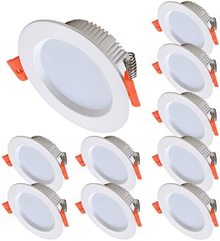 SDFDSSR 10kom LED Downlight 3 Temperatura boje opciono Mini nadzemno svjetlo 15w 18W Ugradna Bijela LED