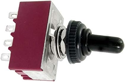 Aexit AC 250V prekidači 2a 125V 6A on / on 4pdt prekidač sa preklopnom vodootpornom čizmom