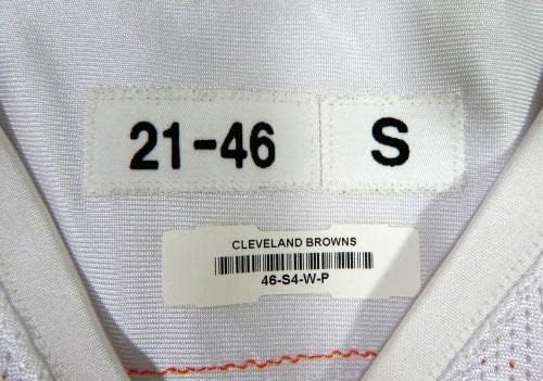 2021 Cleveland Browns Elijah Benton 48 Izdana dres bijele prakse 46 878 - Neidređena NFL igra rabljeni