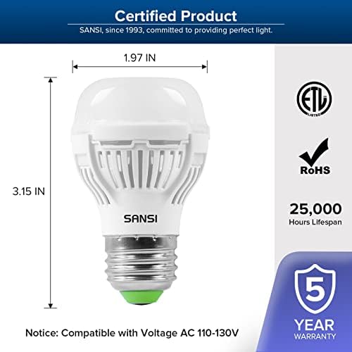 SANSI 5500 lumena Super svijetle 36W A21 LED sijalice+ 6 pakovanja 60W ekvivalentne A15 LED Sijalice