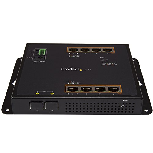 Starch.com Industrial 8 Port Gigabit POE prekidač - 4 x POE + 30W - napajanje preko Ethernet-u Ethernet