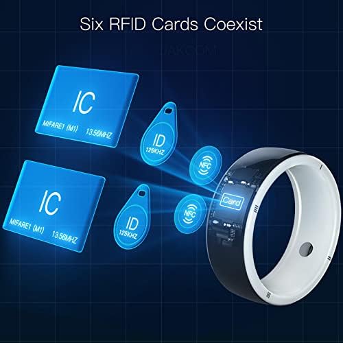 R5 Multi Smart Ring Novi nosivi uređaj sa 6 ugrađenih RFID kartica i 2 kamena za zdravlje