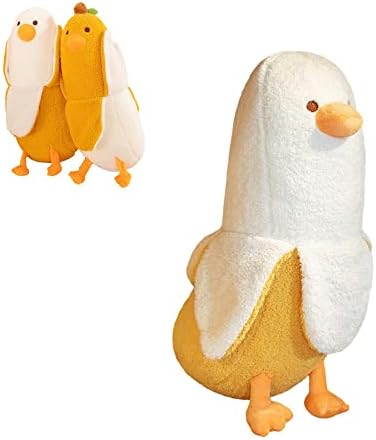 Lagetoys banana patka plišane igračke, banana patka punjena životinja jastuk banana patka jastuk pliša,