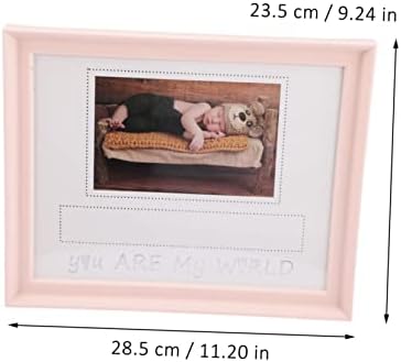 Kisangel Baby Gifts 3kom kolaž nova slika novorođenčadi prvi put komemorativna godina otkriva za dekor narukvicu