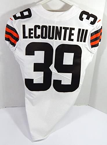 2021 Cleveland Browns Richard Lecounté 39 Igra izdana bijeli dres 38 DP41013 - Neintred NFL igra rabljeni