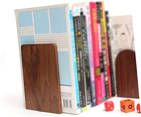 STOBOK Heavy Duty Bookends dekorativna Bookends polica za knjige za dečije sobe metalni Bookends drveni