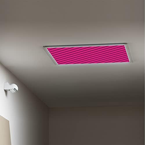 Prekrivači za fluorescentno svjetlo za kancelariju u učionici-Hot Pink uzorak-poklopci za fluorescentno